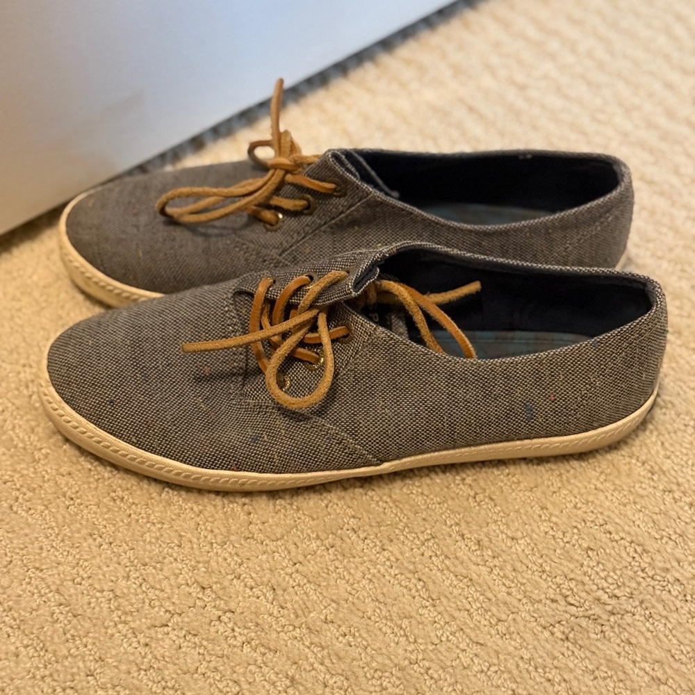 Women’s Sperry shoes Topsider lace up denim